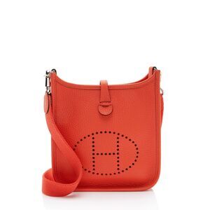 Hermes Taurillon Clemence Evelyne TPM Shoulder Bag